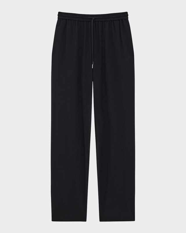 Drawstring Pull-On Pants